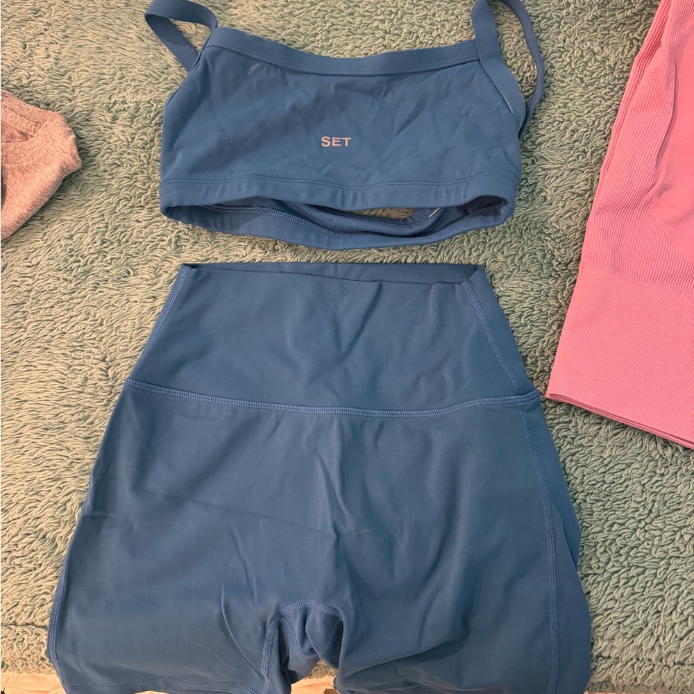 Set Active Sports Bra/Biker Shorts Set